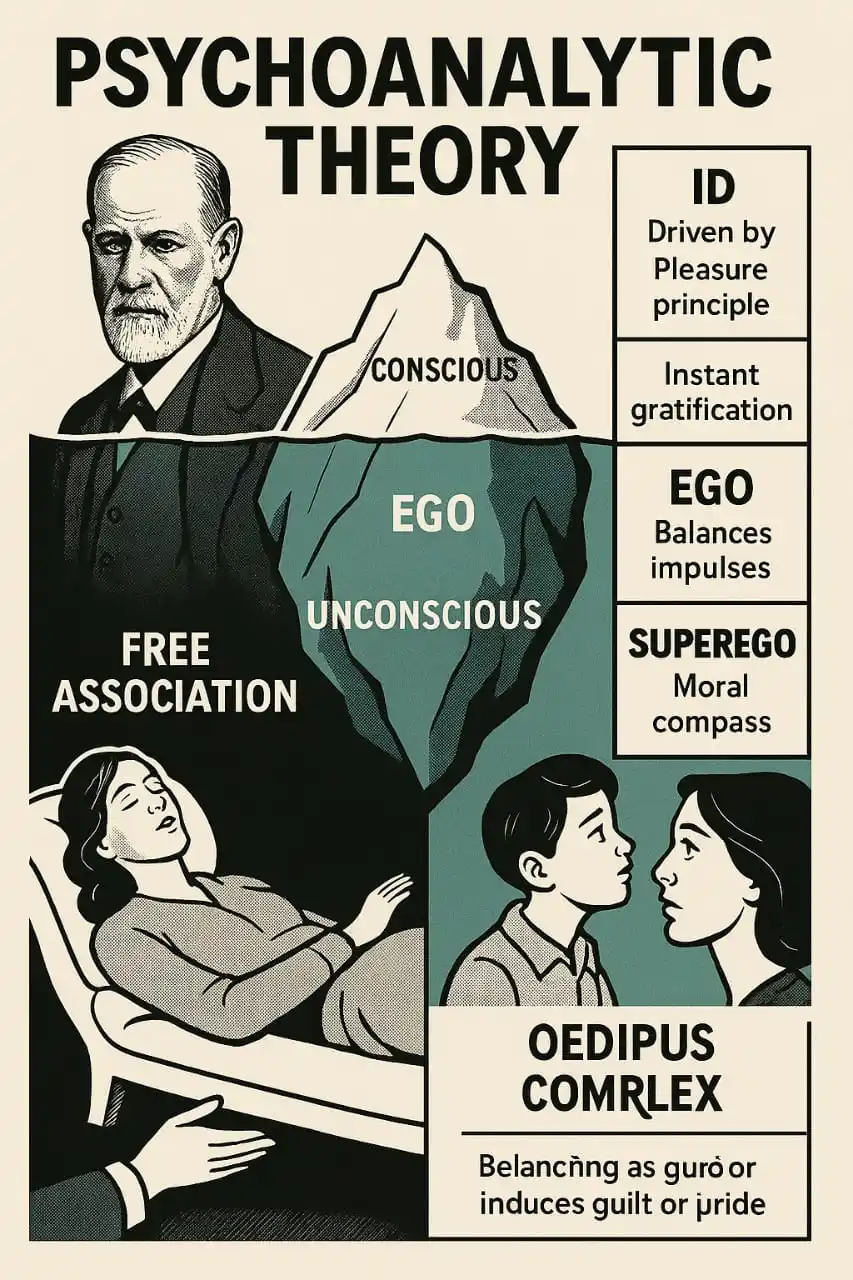 Image from Psy.cheso: *Psychoanalytic theory* 【1】 Sigmund Freud introduced Psychoanalytic ...