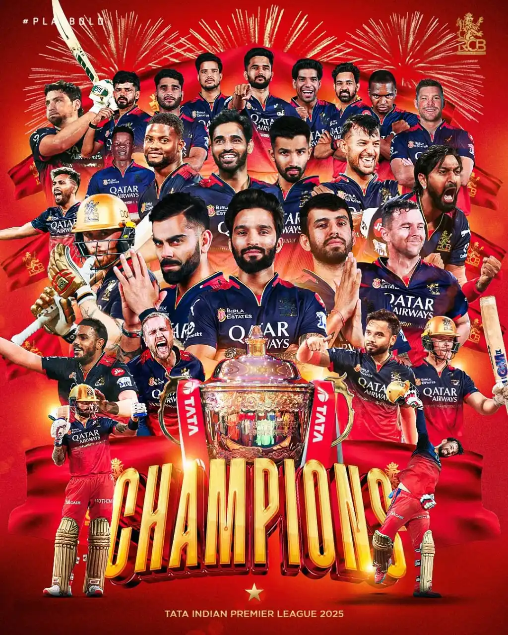 Image from Election Commission Of India: 🏏 The 18-year wait is finally over — Congratulations RCB New Champion...