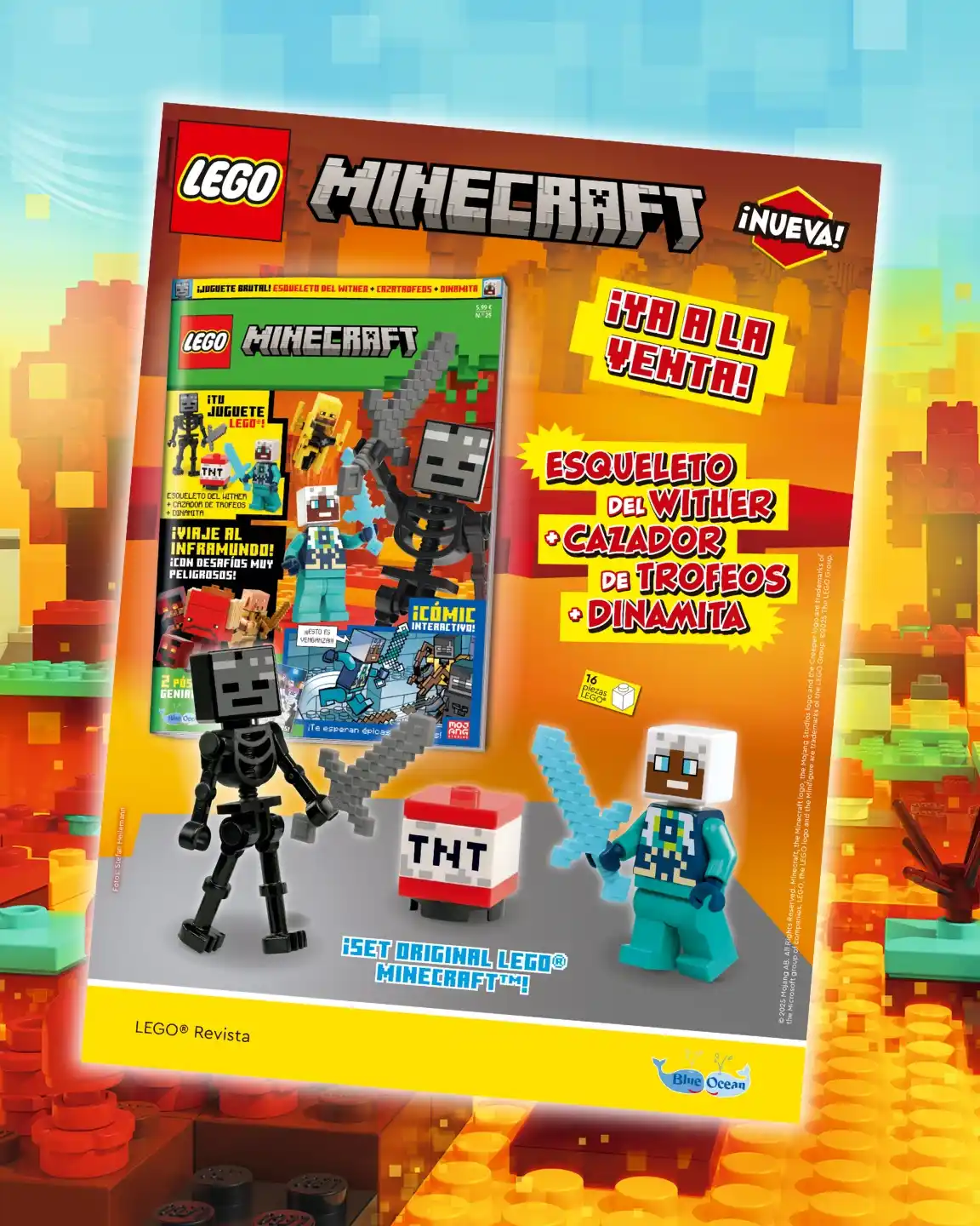 Image from Blue Ocean Spain 🐳: ¡Viaja al Inframundo con el nuevo número de LEGO® Minecraft™! 🔥 Pe...