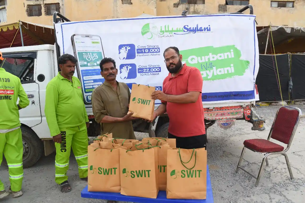 Image from Saylani Welfare International Trust.: اَلْحَمْدُلِلّٰه راولپنڈی سیلانی کی جانب سے عید کے تینوں دن قربانی کا ...