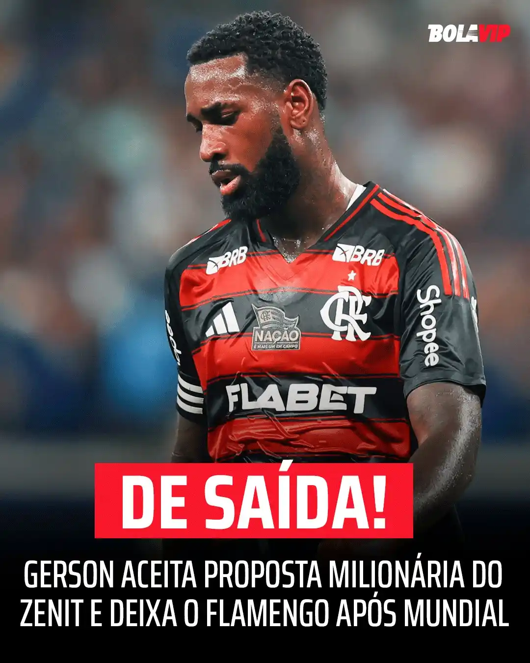 Image from Bolavip Brasil: ✍️✅ Conforme informações do jornalista Venê Casagrande, Gerson decidiu...
