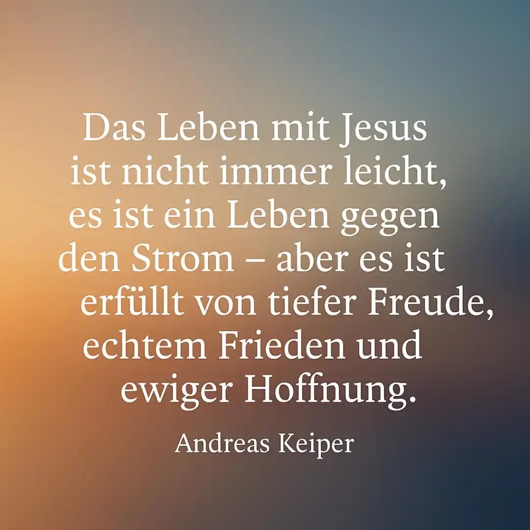 Image from Tägliche „Glaubensimpulse to go“ mit Andreas Keiper: Das Leben als Nachfolger Jesu ist wie Rudern gegen den Strom – hört ma...