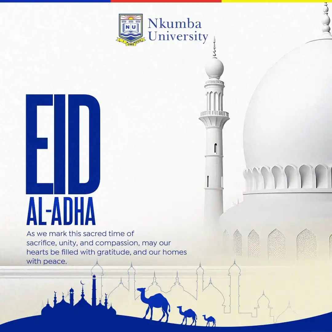 Image from Nkumba University: Eid Mubarak to all our Moslem brothers and sisters. <a class="text-bl...