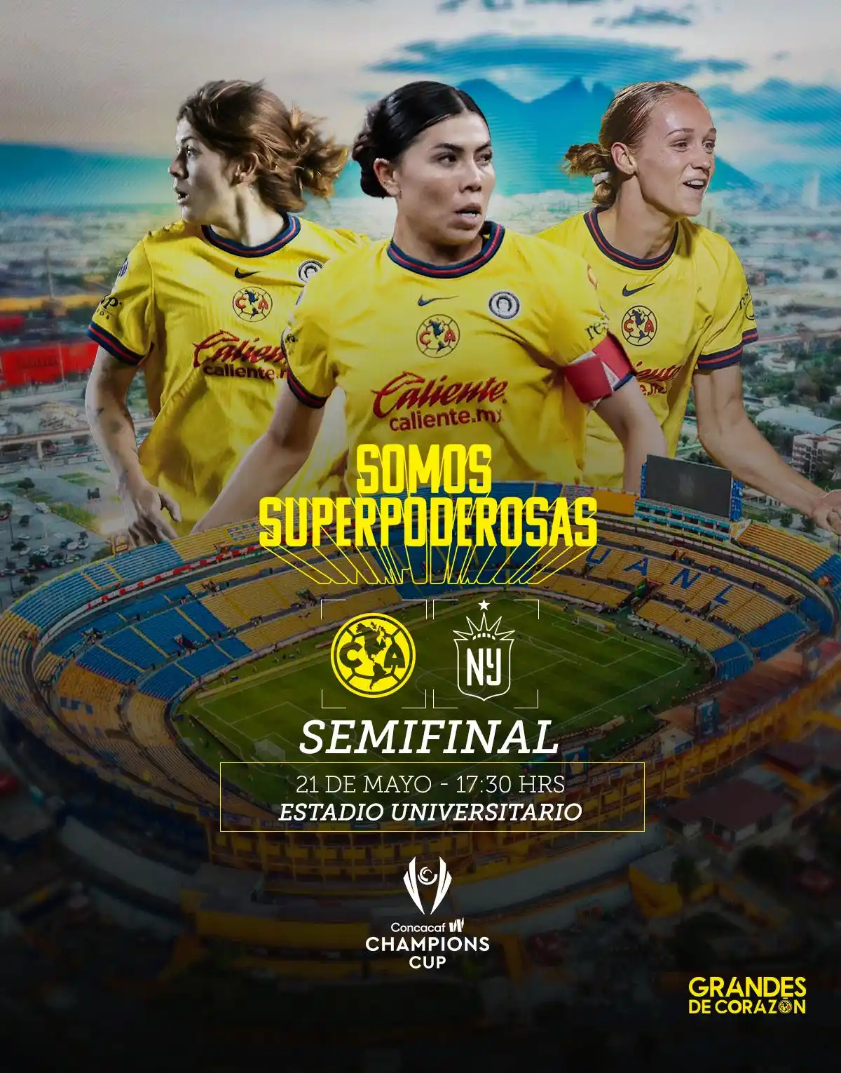 América Femenil post