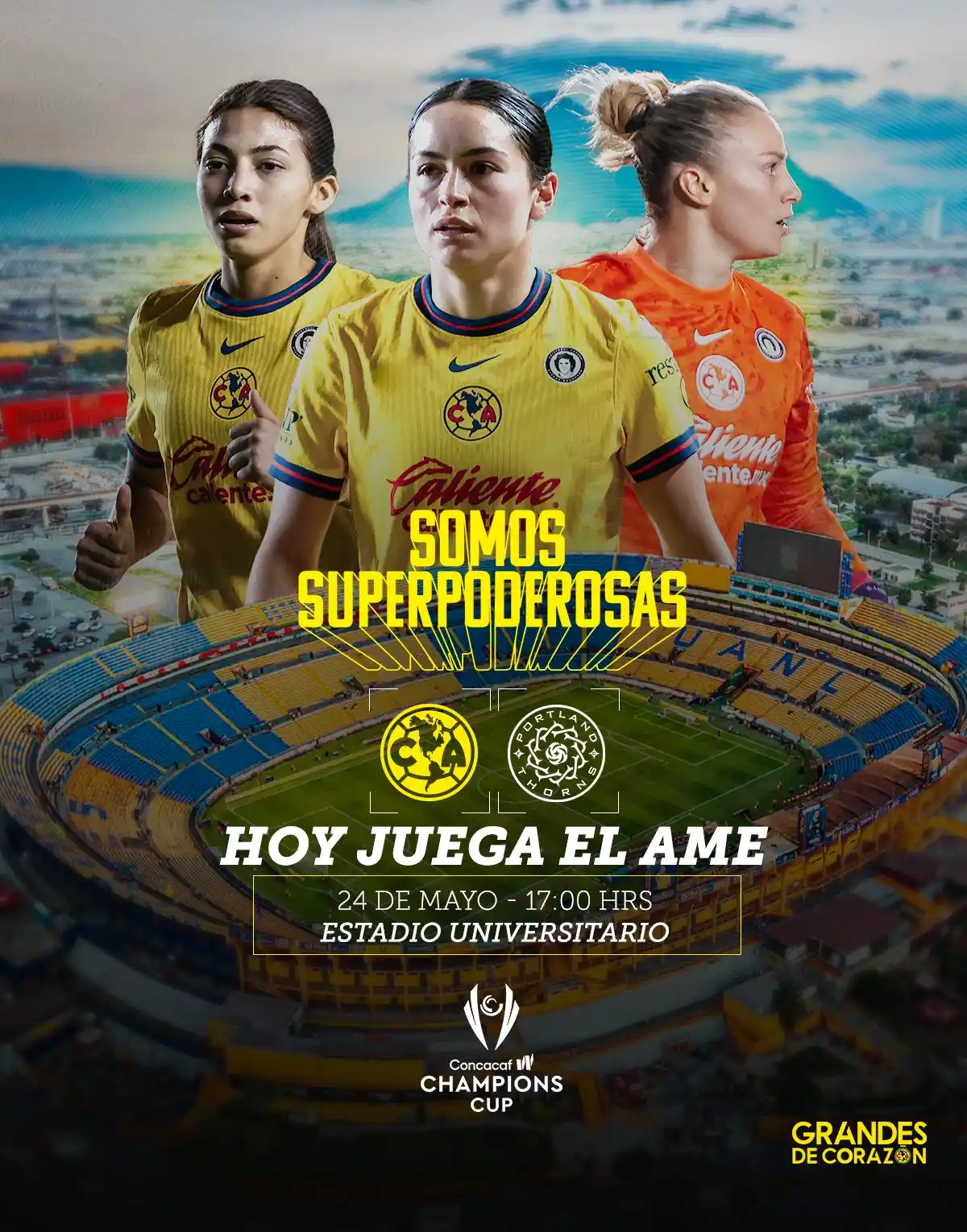 América Femenil post