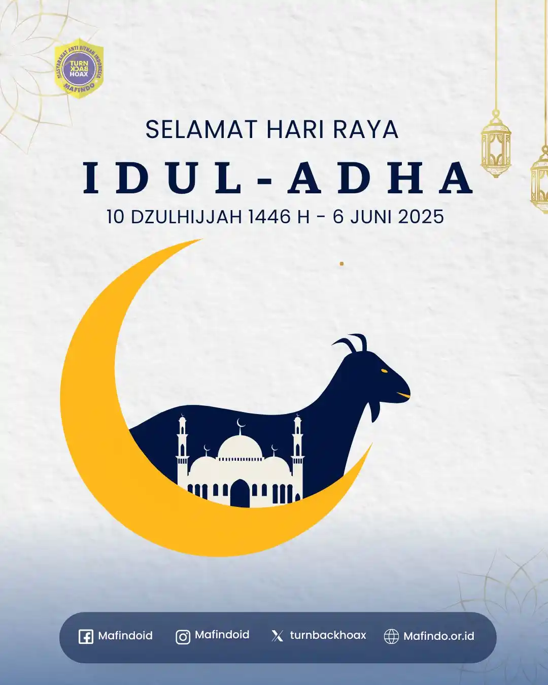 Image from Mafindo: Idul Adha adalah momen terbaik untuk saling berbagi dan mempererat per...