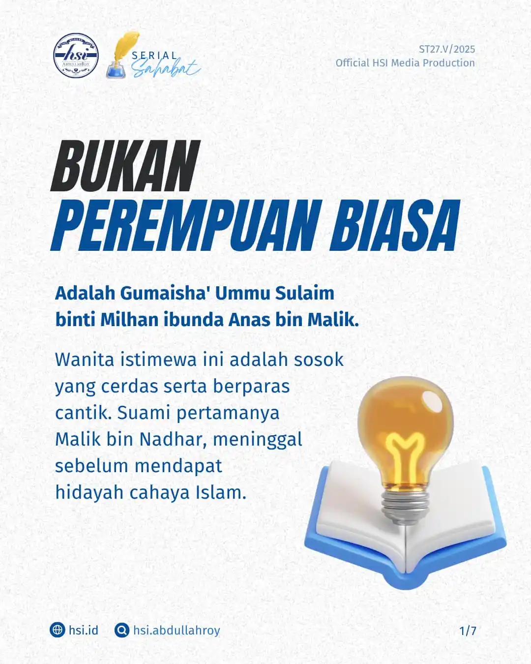 Image from HSI AbdullahRoy: Inilah Gumaisha' Ummu Sulaim radhiyallahu 'anha, yang tidak hanya shal...