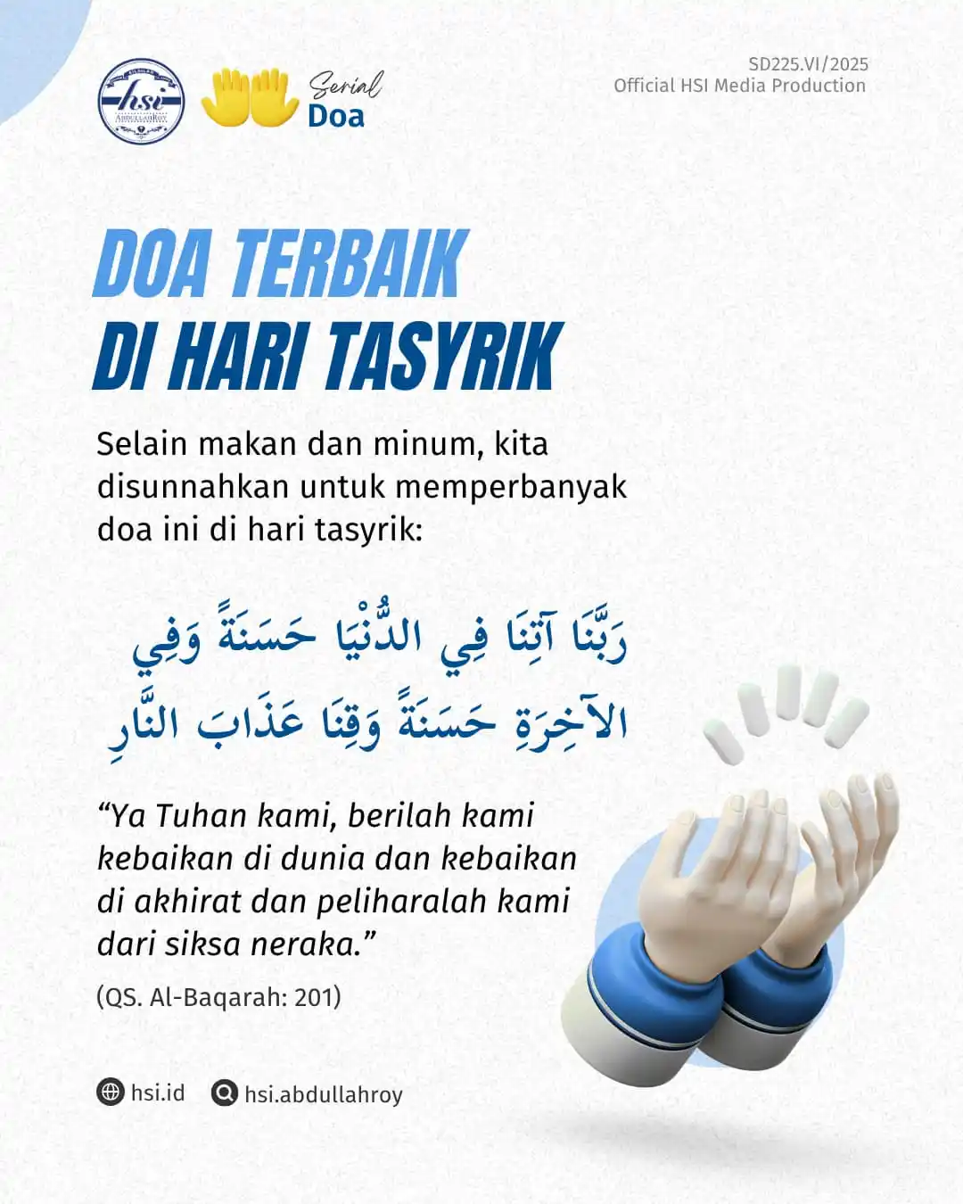Image from HSI AbdullahRoy: Kata حَسَنَةً dalam doa sapu jagat mencakup seluruh kebaikan, baik dun...
