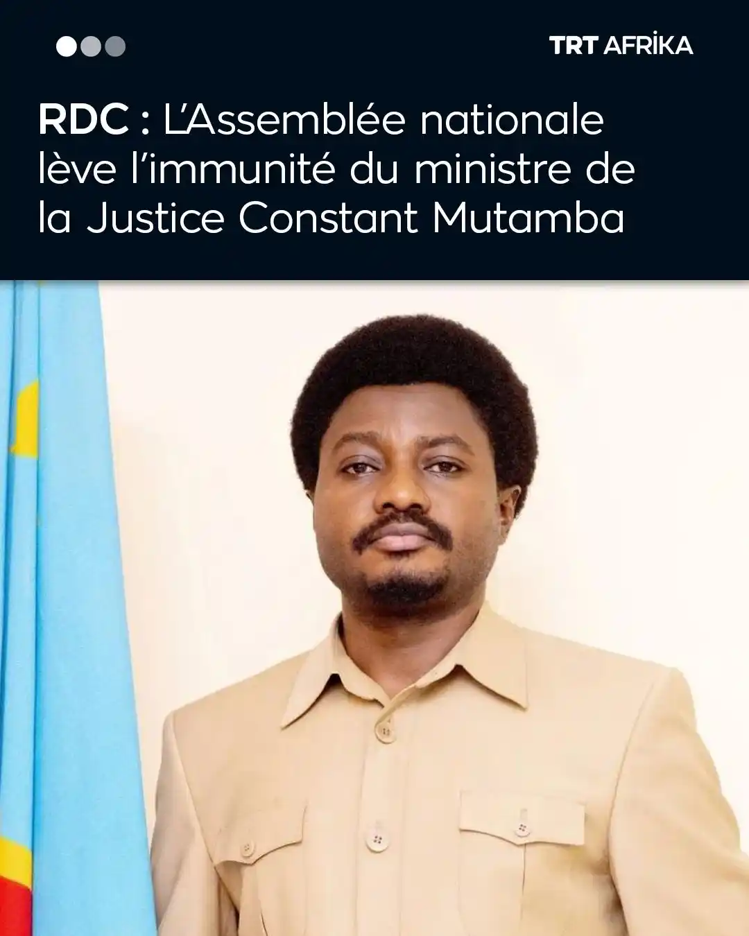 Image from TRT Afrika Français: L’Assemblée nationale de la RDC a autorisé jeudi l’ouverture d’une ins...