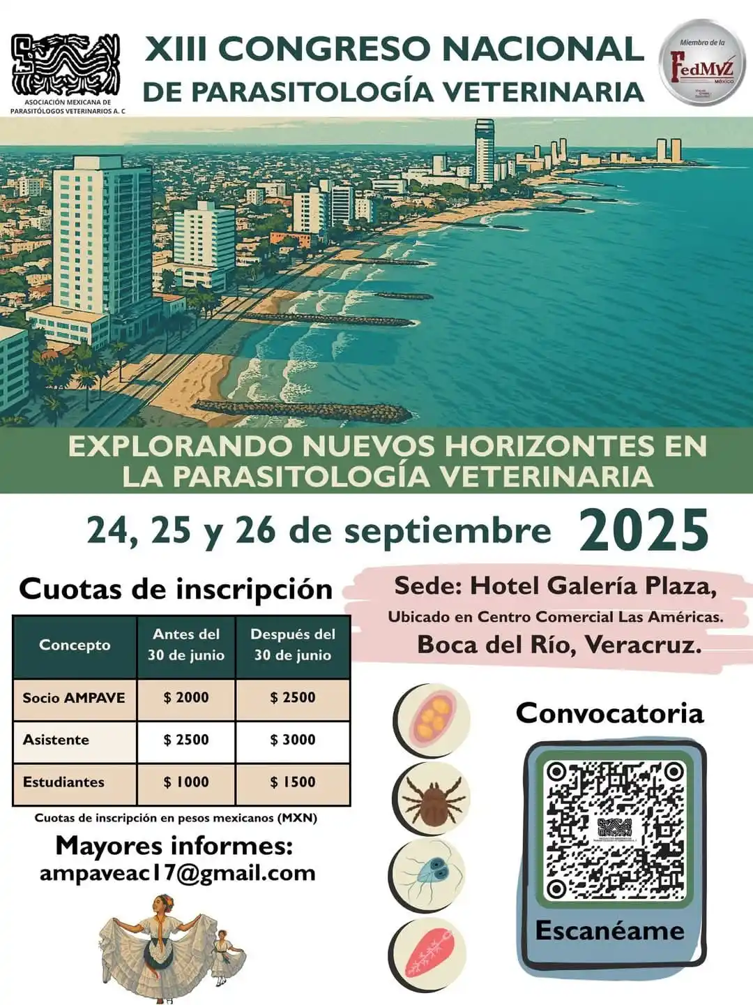 Image from FedMVZ: La Asociación Mexicana de Parasitólogos Veterinarios (AMPAVE) miembro ...