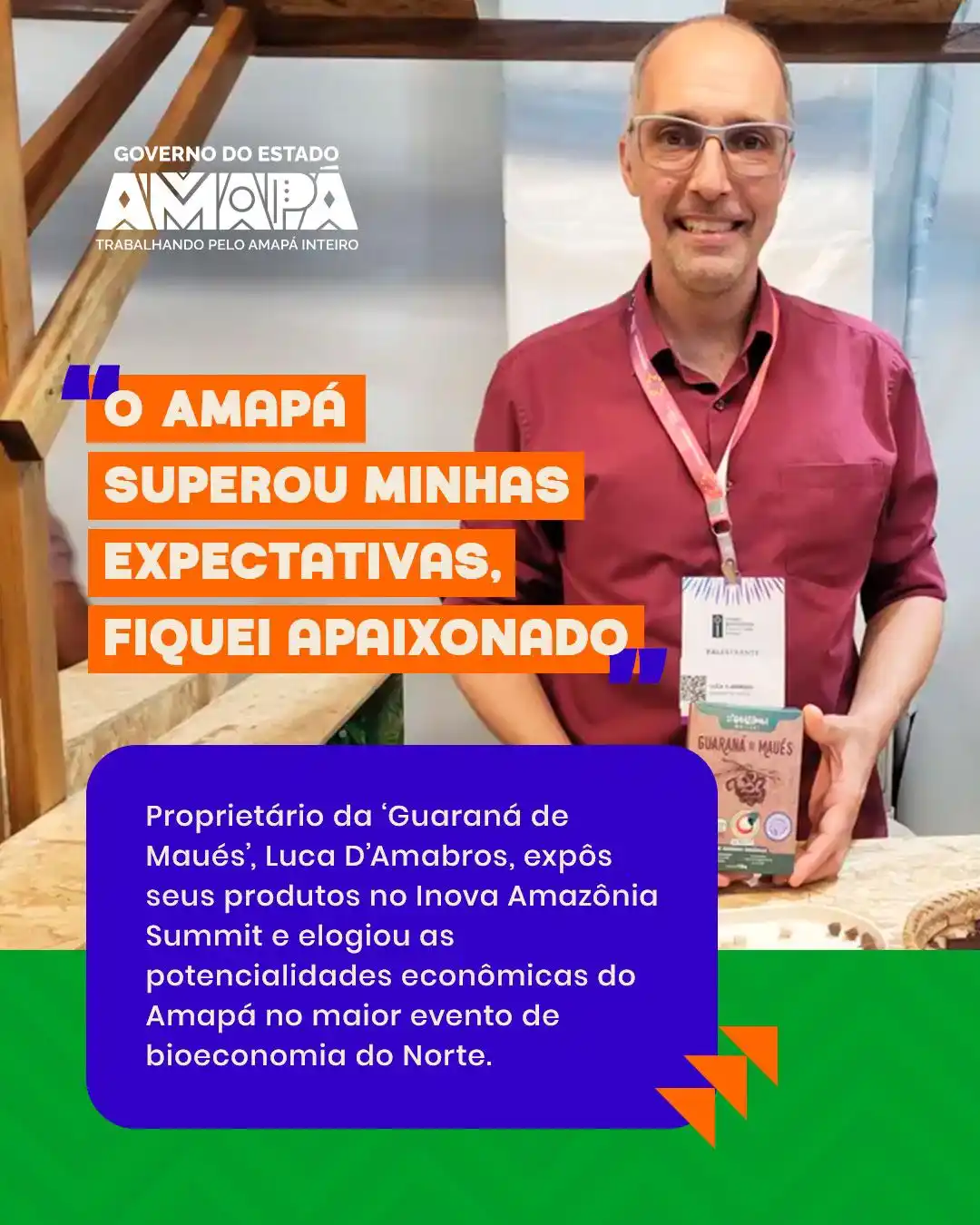 Image from Governo do Amapá : 🌐 O Inova Amazônia Summit foi o maior evento de bioeconomia do Norte ...