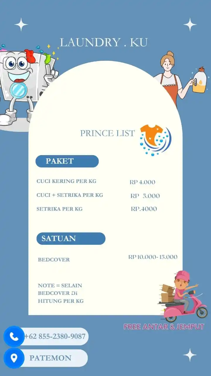 Image from DINIFESS 🐚: *PAID PROMOTE‼️*  Laundry (free antar jemput SE Unnes ) Buat temen-tem...