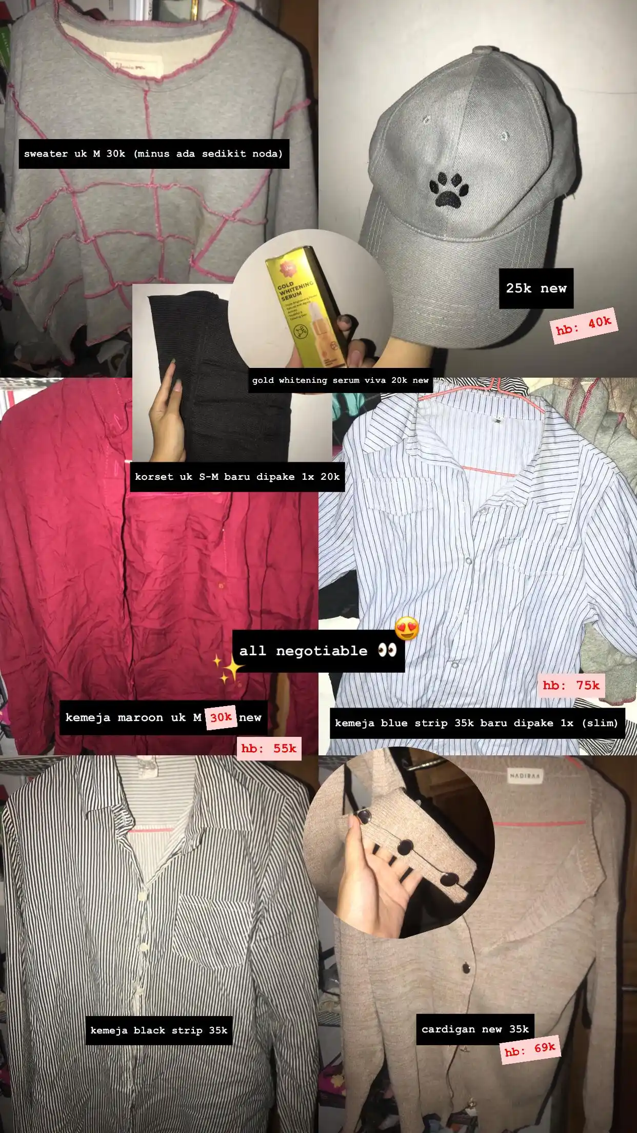 Image from DINIFESS 🐚: *PAID PROMOTE‼️*  🧚🏻‍♀️ *PRELOVED PEMAKAIAN PRIBADI* ☀️  Mumpung mas...