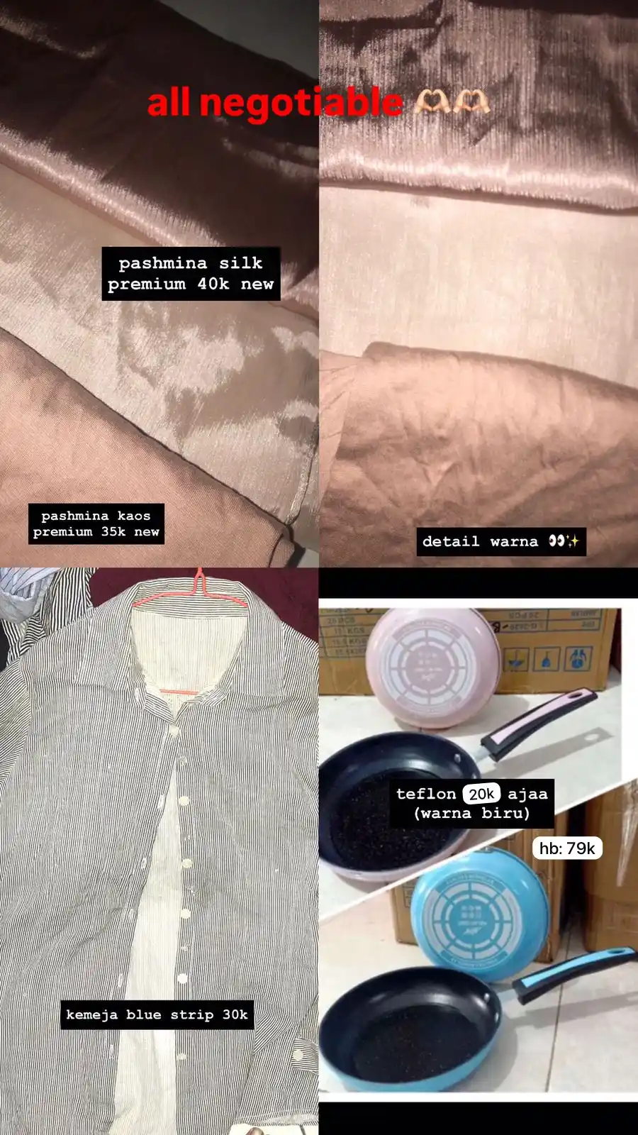 Image from DINIFESS 🐚: *PAID PROMOTE‼️* 🧚🏻♀️ *PRELOVED PEMAKAIAN PRIBADI* ☀️ Mumpung mas...