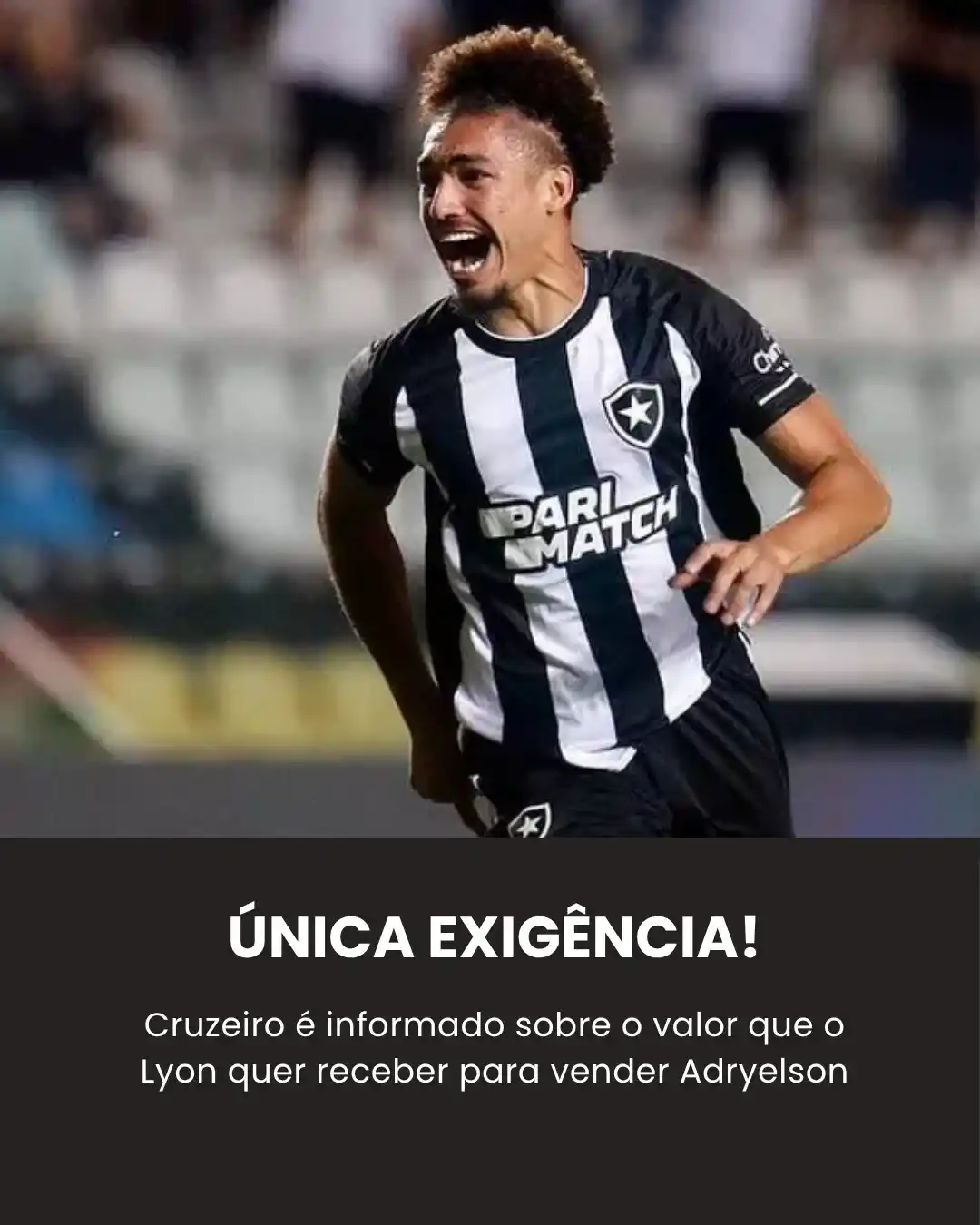 Image from Bolavip | Sou Cruzeiro: Pedrinho BH conhece valor para tirar Adryelson do Lyon para traze-lo a...