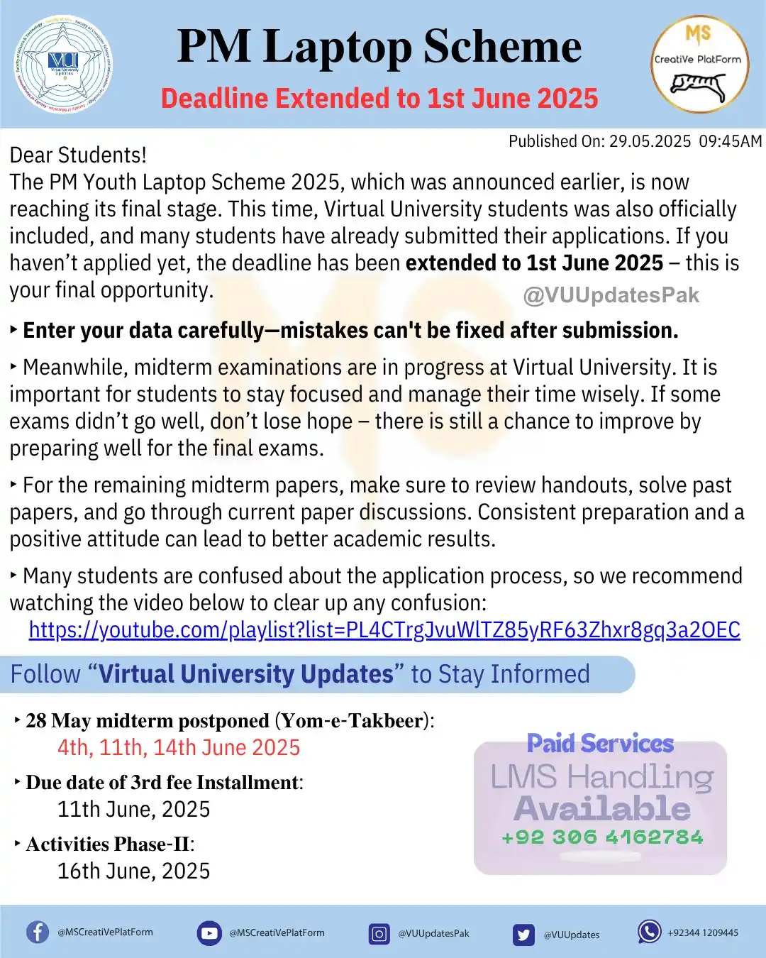 Image from Virtual University Updates🥇: 𝐏𝐌 𝐋𝐚𝐩𝐭𝐨𝐩 𝐒𝐜𝐡𝐞𝐦𝐞 𝐏𝐡𝐚𝐬𝐞 𝐈𝐕!  Quotation “One day al...
