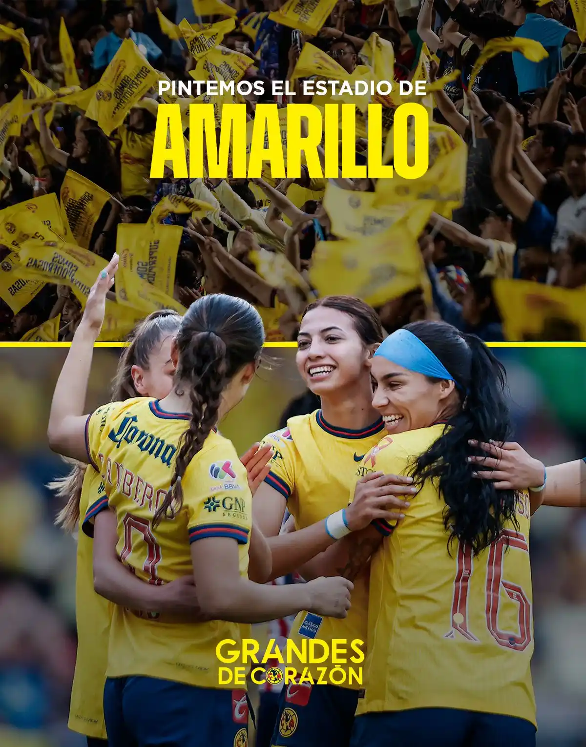 América Femenil post