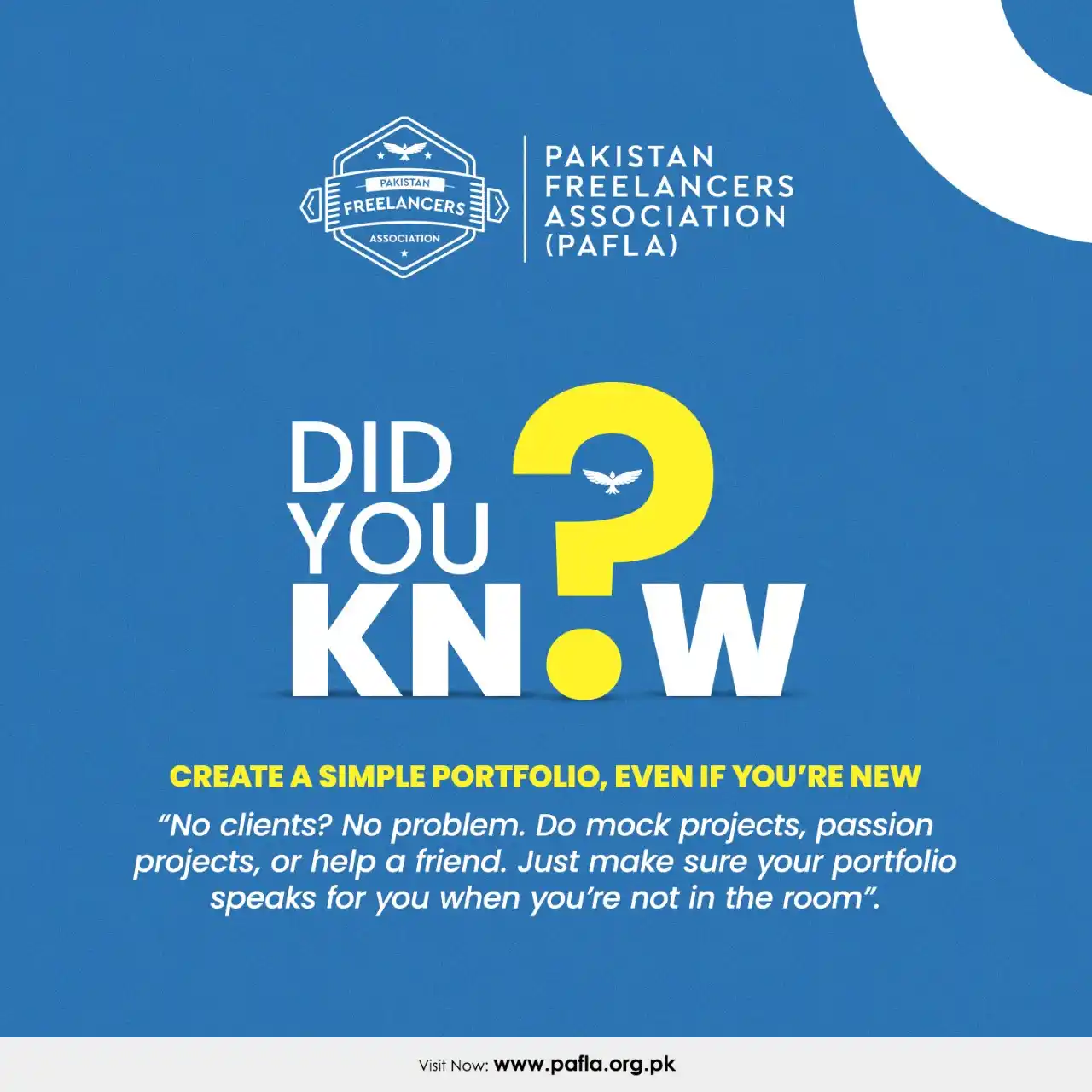 Image from PAFLA - Pakistan Freelancers Association: The simpler, the better! A clean, clear portfolio speaks louder than...