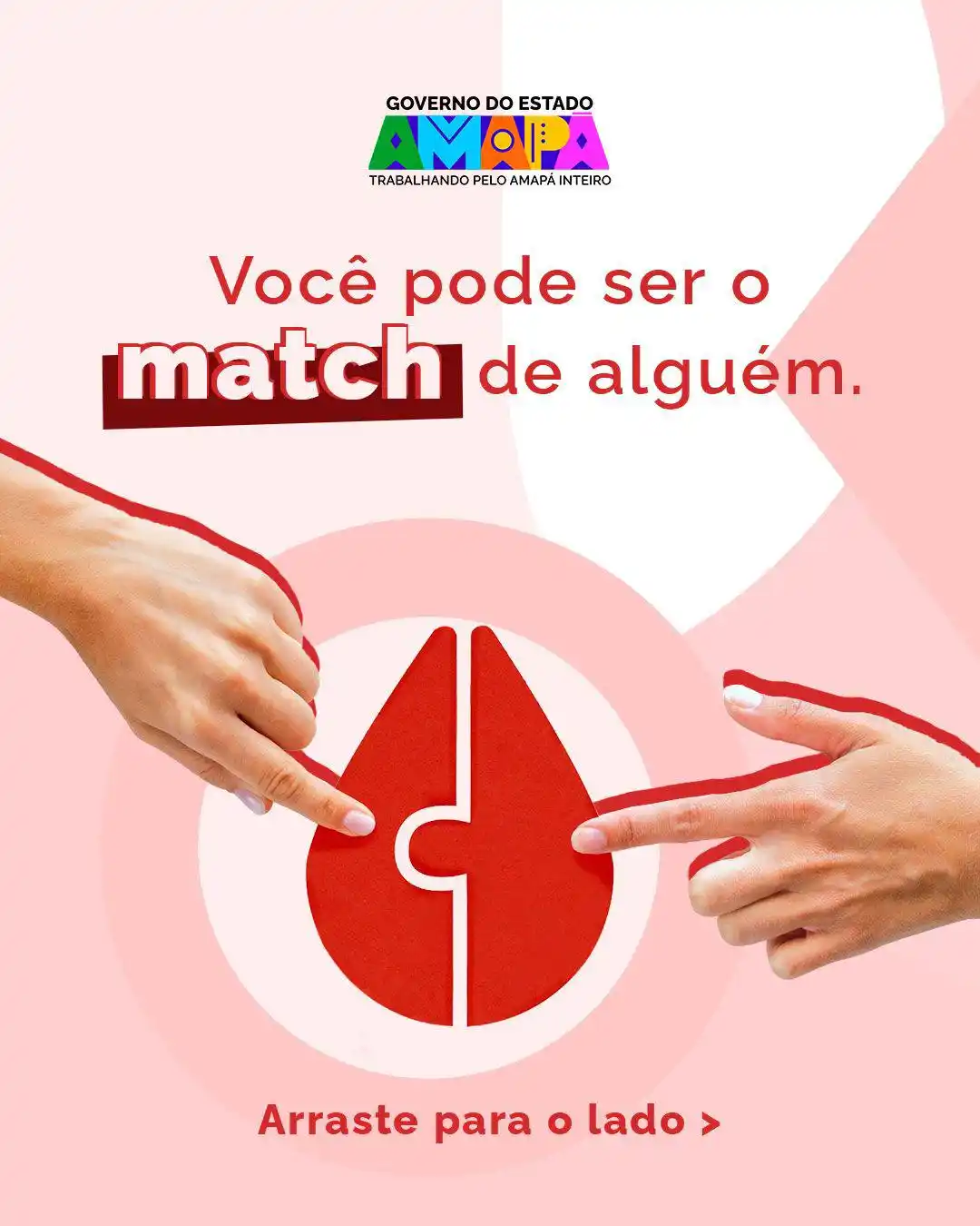 Image from Governo do Amapá : 🩸 Vamos começar a semana fazendo o bem! ♥️ Neste Junho Vermelho, voc...