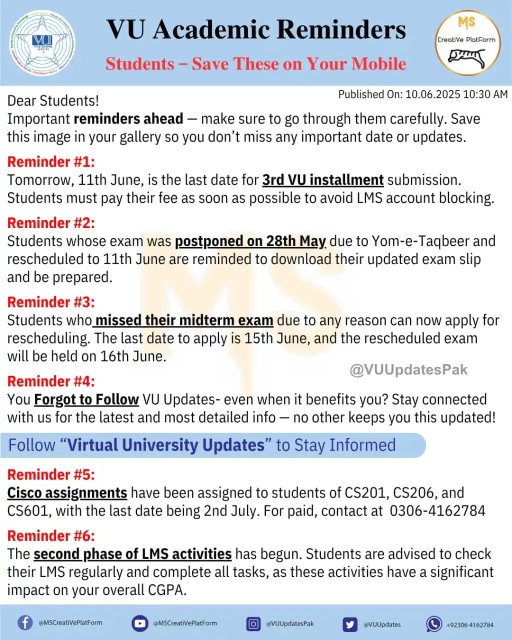 Image from Virtual University Updates๐ฅ: ๐๐ ๐๐๐๐๐๐ฆ๐ข๐ ๐๐๐ฆ๐ข๐ง๐๐๐ซ๐ฌ! *Quotation:* _โThere is no ...