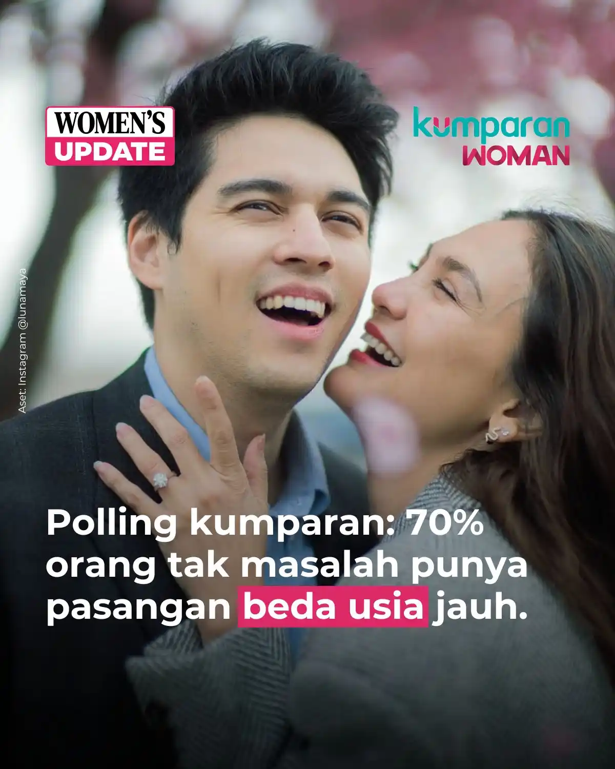 Image from kumparan: Age is really just a number!  Pernikahan Luna Maya dan Maxim Bouttier ...
