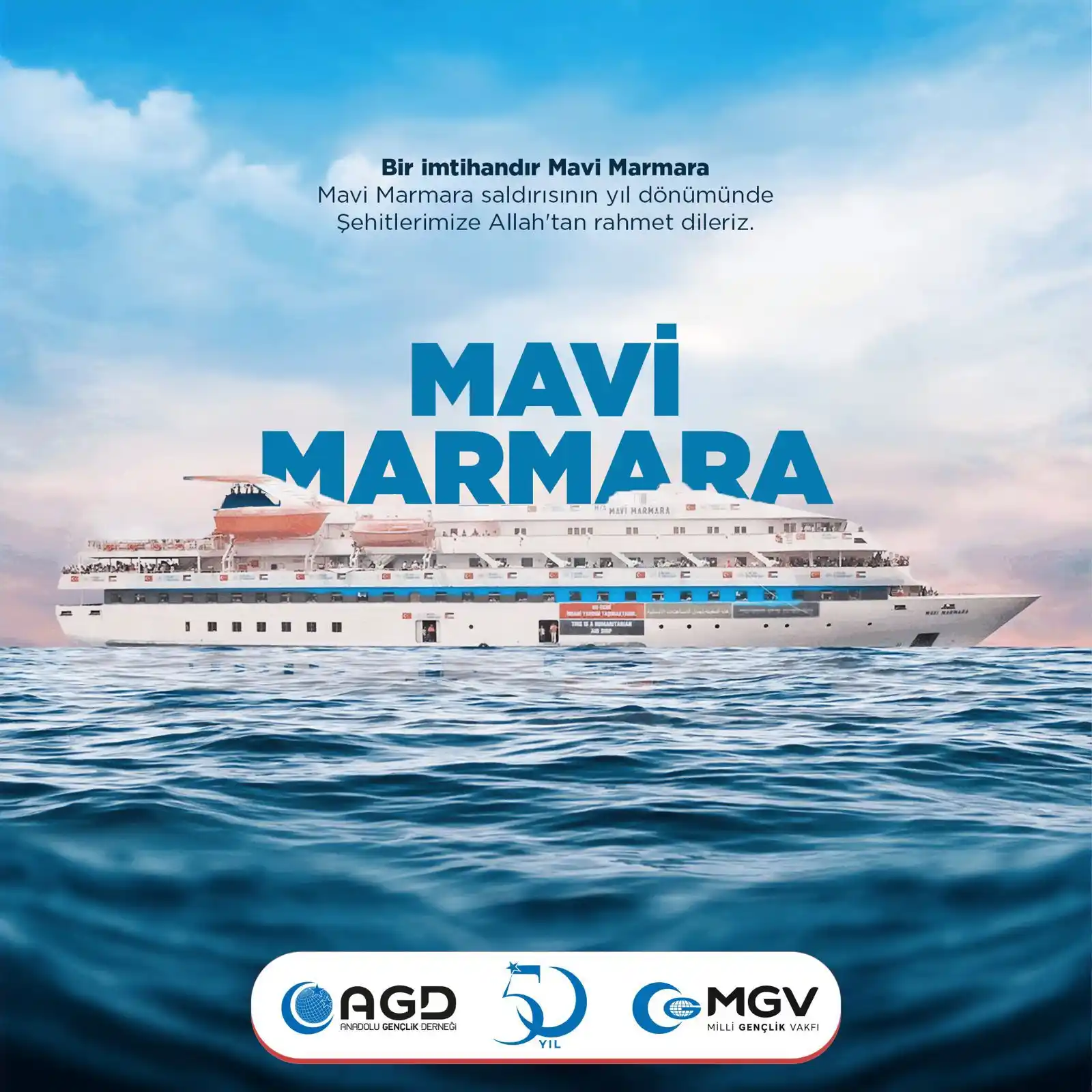 Image from AGD İnegöl: Bir imtihandır Mavi Marmara.. Mavi Marmara saldırısının yıl dönümünde...