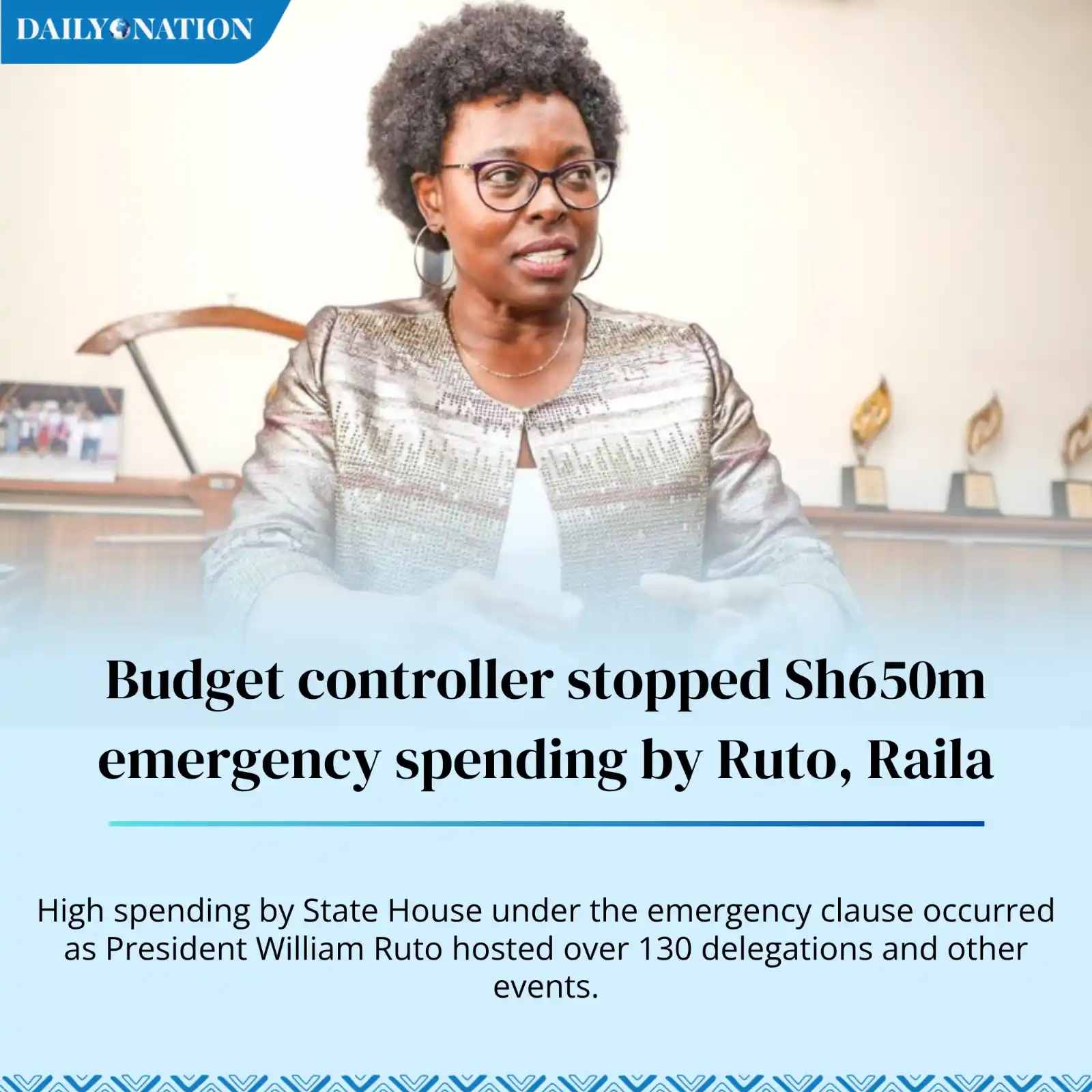 Image from Nation.Africa: Budget controller stopped Sh650m emergency spending by Ruto, Raila htt...