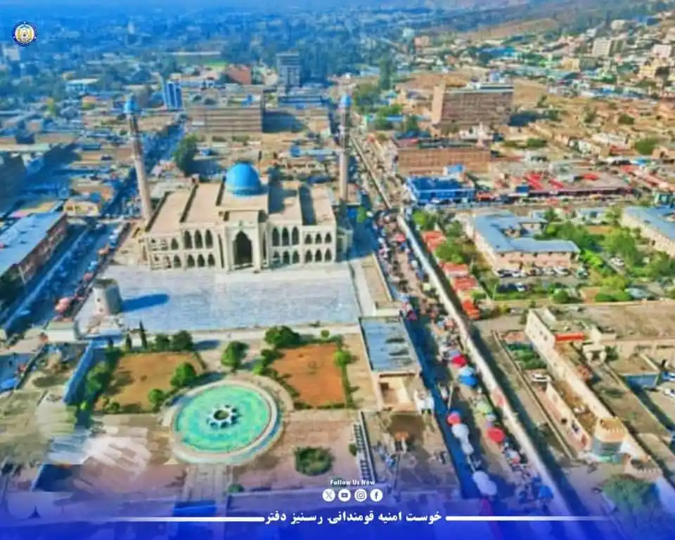 Image from خوست امنیه قومندانۍ مطبوعاتي دفتر: *د خوست په مرکز او ټولو ولسوالیو کې نن د لوی اختر دریمه ورځ هم پرته له...