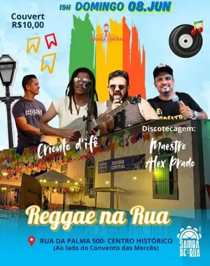 Image from Ilha Cultural: Domingo depois do @sambaderuaslz vai rolar a banda reggae crioulo e di...