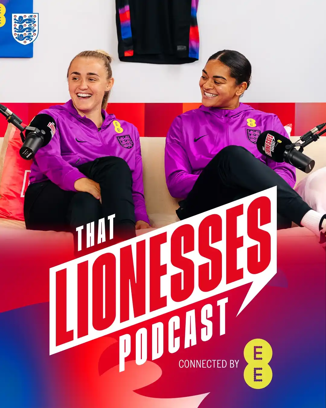Image from Lionesses: Essential Monday listening = That Lionesses Podcast connected by EE 🎙...