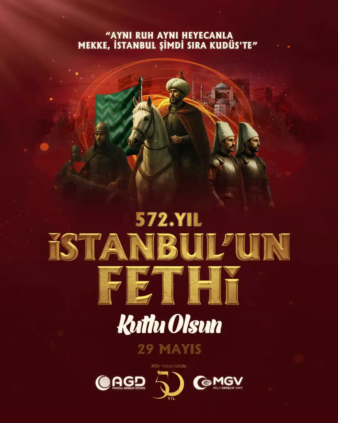 Image from AGD İnegöl: 📍 İstanbul'un Fethi'nin 572. sene-i devriyesi kutlu olsun!  📌"Aynı R...