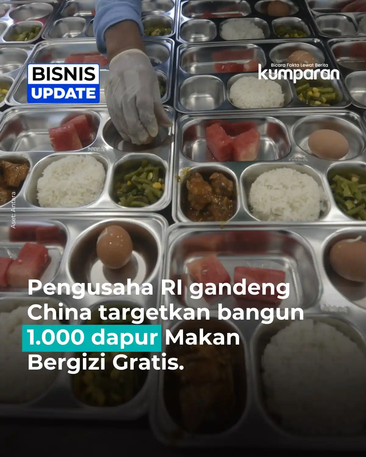 Image from kumparan: Kadin Indonesia bersama Kadin China akan membangun 1.000 dapur Satuan ...