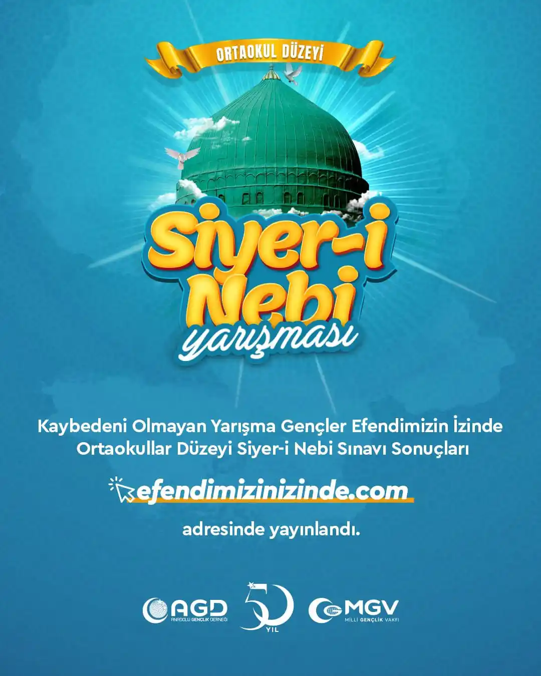 Image from AGD İnegöl: 📍Kaybedeni Olmayan Yarışma Ortaokullar Düzeyi Gençler Efendimizin İzi...