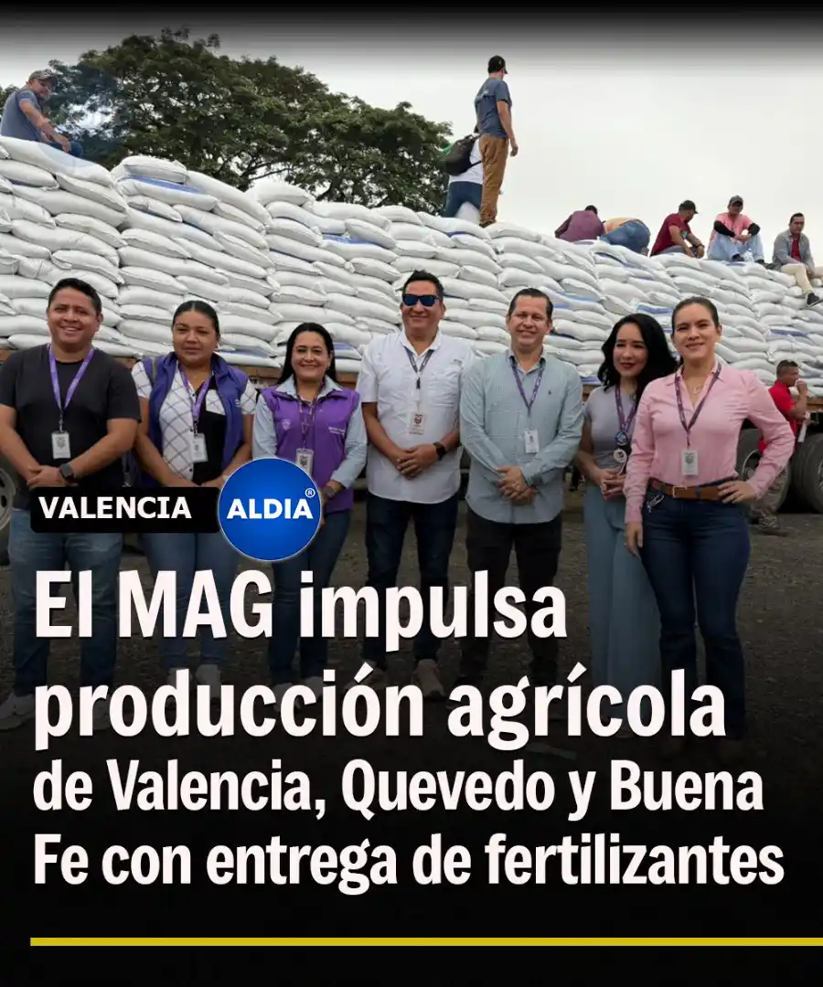 Image from ALDIA: La entrega contó con el respaldo de la Jefatura Política del cantón Va...