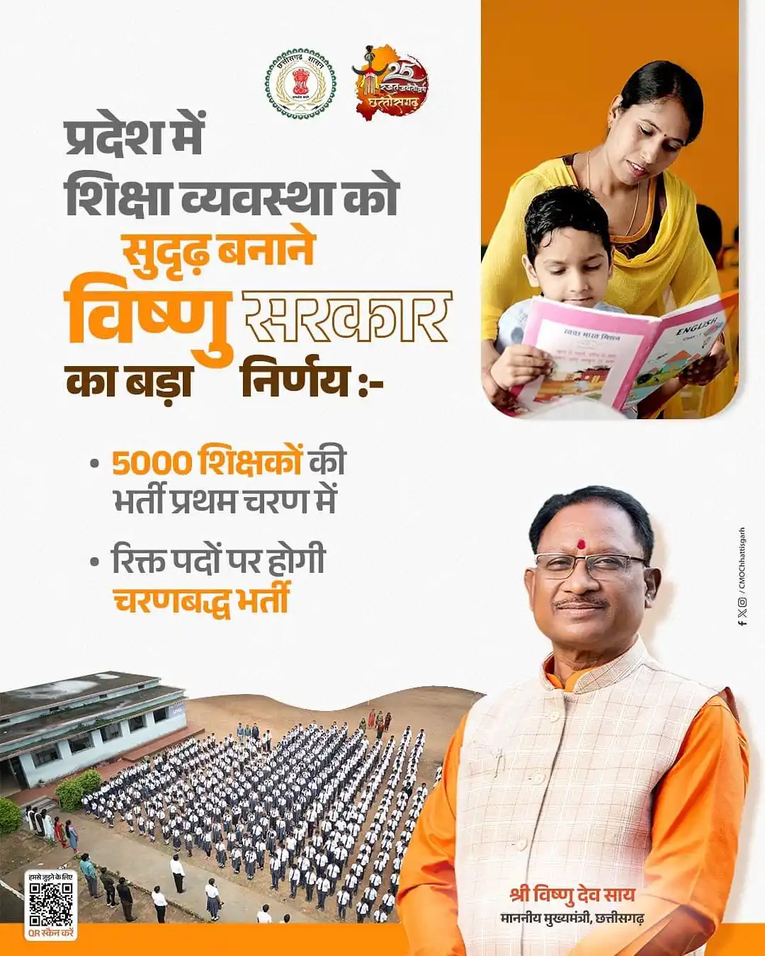 Image from Chief Minister's Office  Chhattisgarh: मुख्यमंत्री श्री विष्णु देव साय के नेतृत्व में छत्तीसगढ़ सरकार का बड़ा...