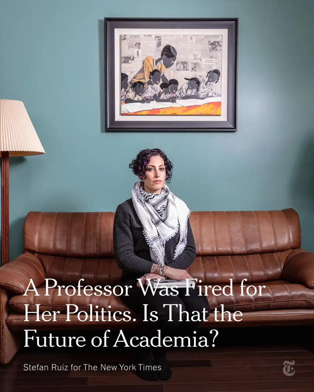 Image from The New York Times: Maura Finkelstein finished teaching her first classes of the semester,...
