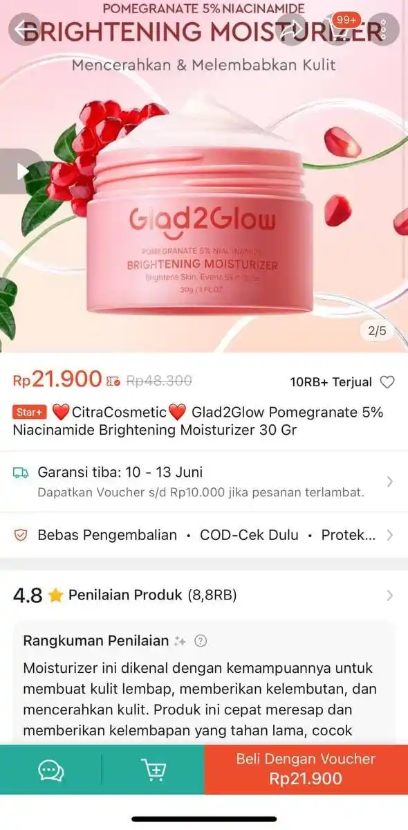 Image from shopee finds #barangmurah🎀: MOIST G2G NORMAL 46K https://s.shopee.co.id/6KsXkB7781...