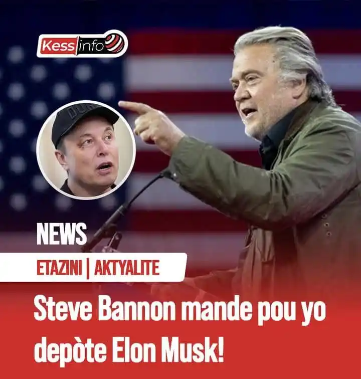 Image from INFO9+ JOURNAL EN LIGNE 🇭🇹 | +509 33 19 8981/ +509 33 14 4736 / +509 32 61 8915: Nan mitan gwo konfli ant Donald Trump ak Elon Musk, ansyen konseye Tru...