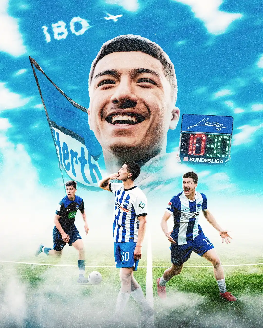 Image from Hertha BSC 💙🤍: Neun Jahre mit der Fahne auf der Brust enden mit dem heutigen Tag: Wir...