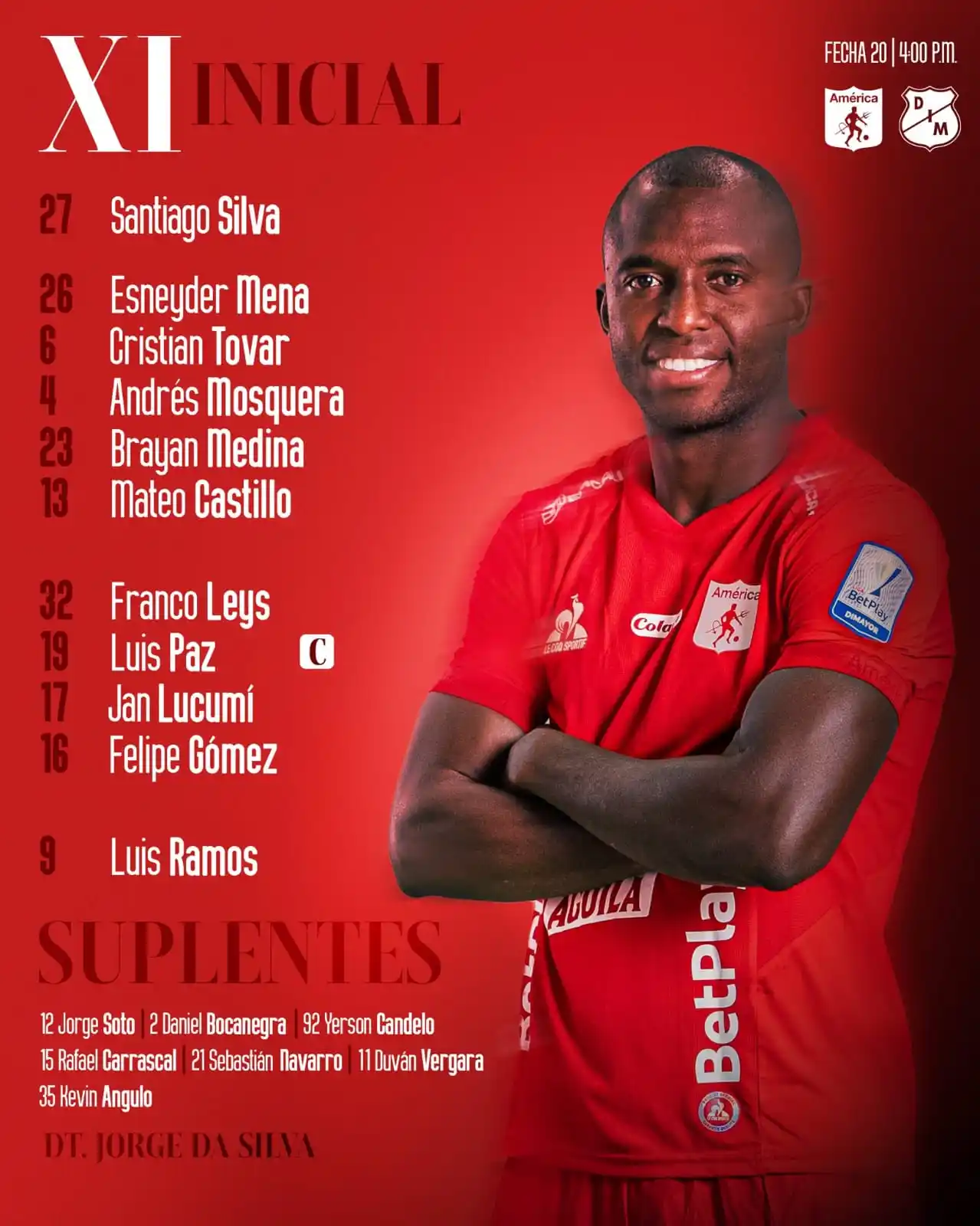 Image from La Banda Del Diablo 1927: 📋⚽ Nuestro once titular para enfrentar esta tarde a Independiente Med...