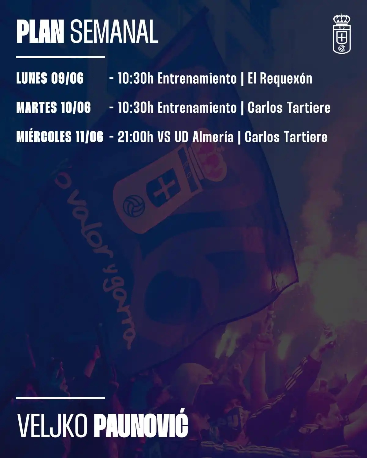 Image from Real Oviedo: ๐ Nueva semana โ๏ธ ๐๐ป ยก๐ฉ๐๐ ๐ข๐ฆ, ๐ข๐ฉ๐๐๐๐ข! ๐ <a class="text...