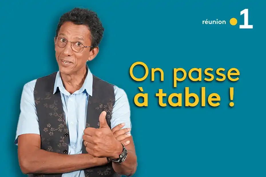 Image from Réunion La 1ère: 📻🛜*On passe à table, de midi à 14 heures.* On passe à table avec St...