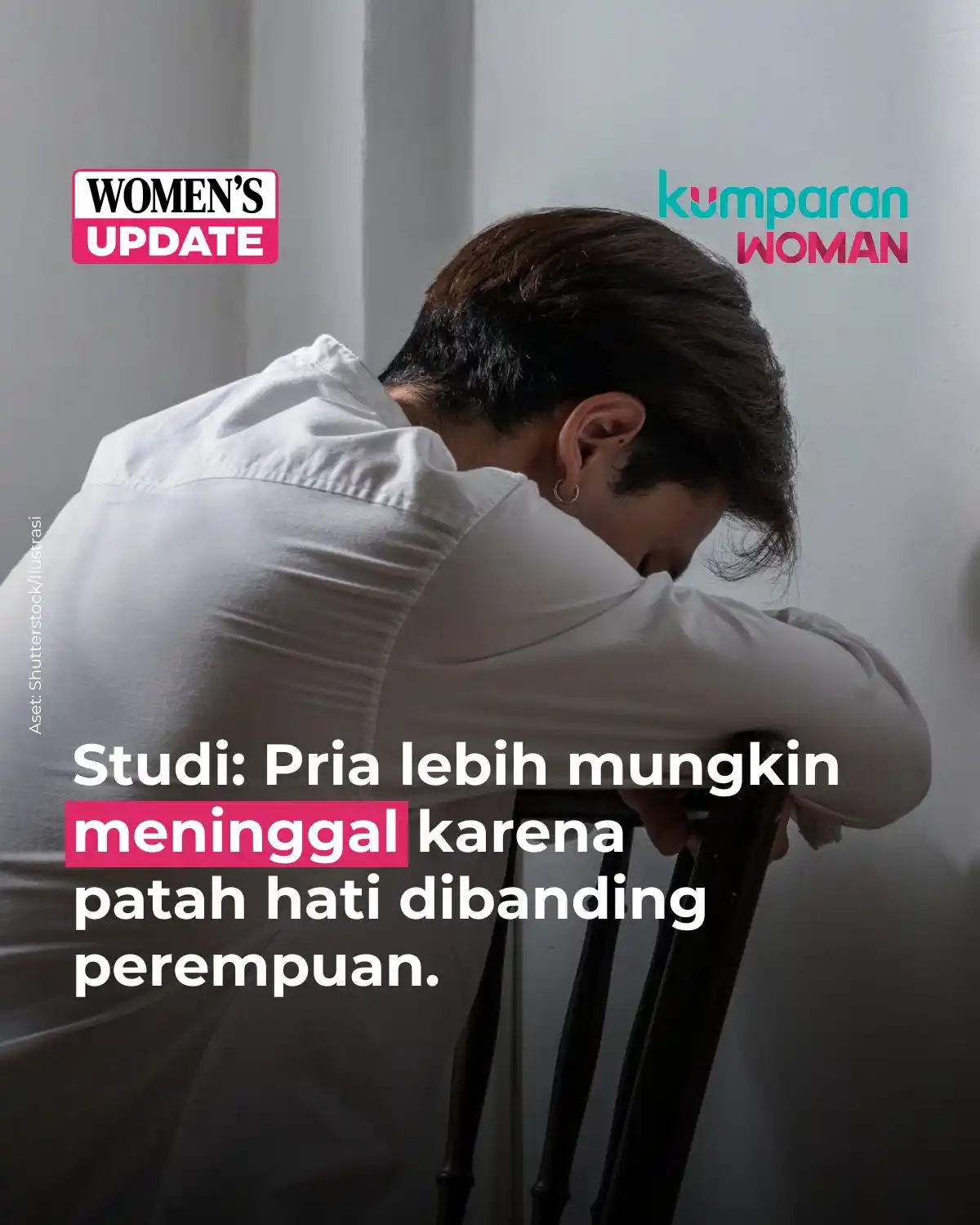 Image from kumparan: Patah hati ternyata bisa bikin seseorang kehilangan nyawanya😮 Menuru...