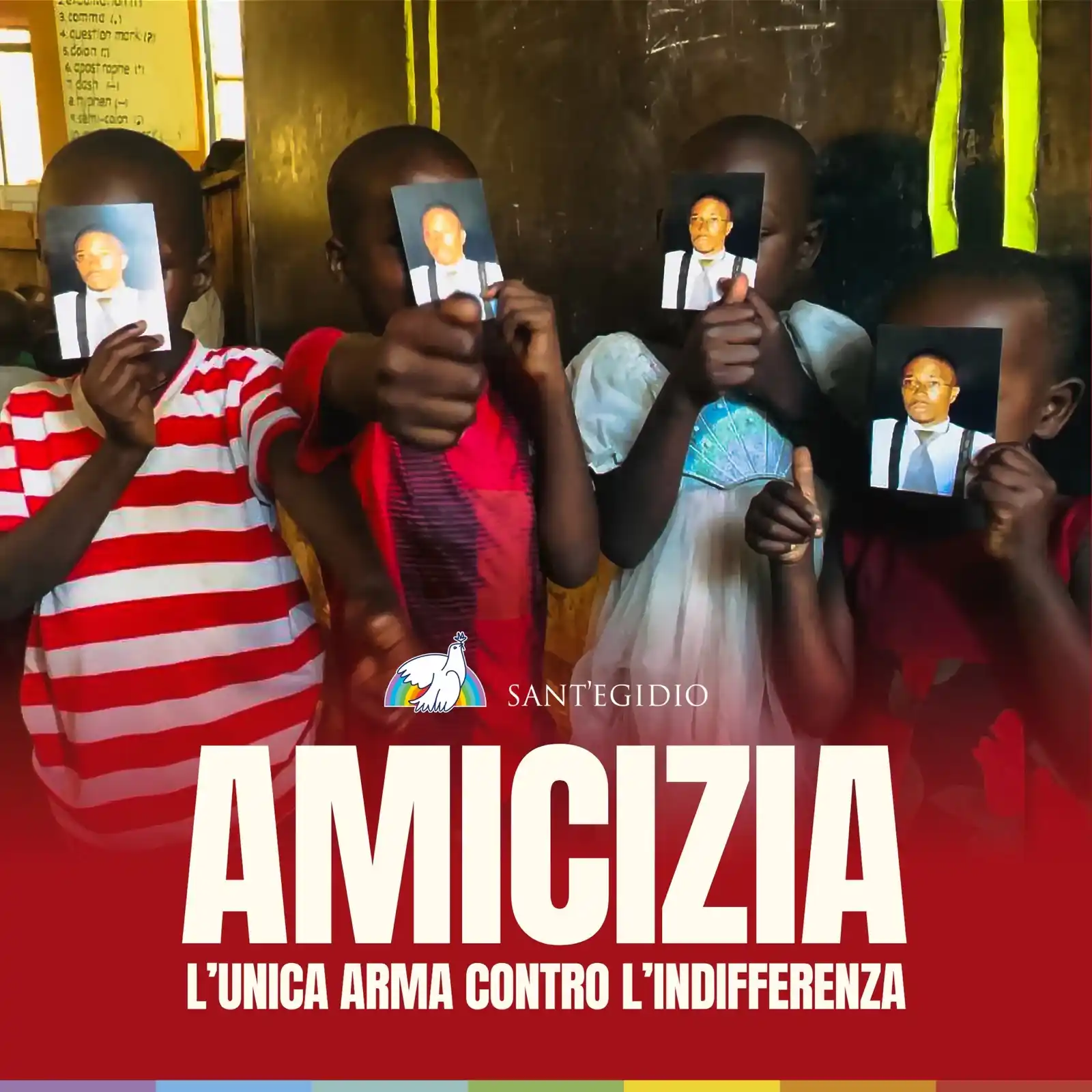 Image from Sant'Egidio: Per i bambini delle Scuole della Pace di Katwe, in Uganda, Floribert n...