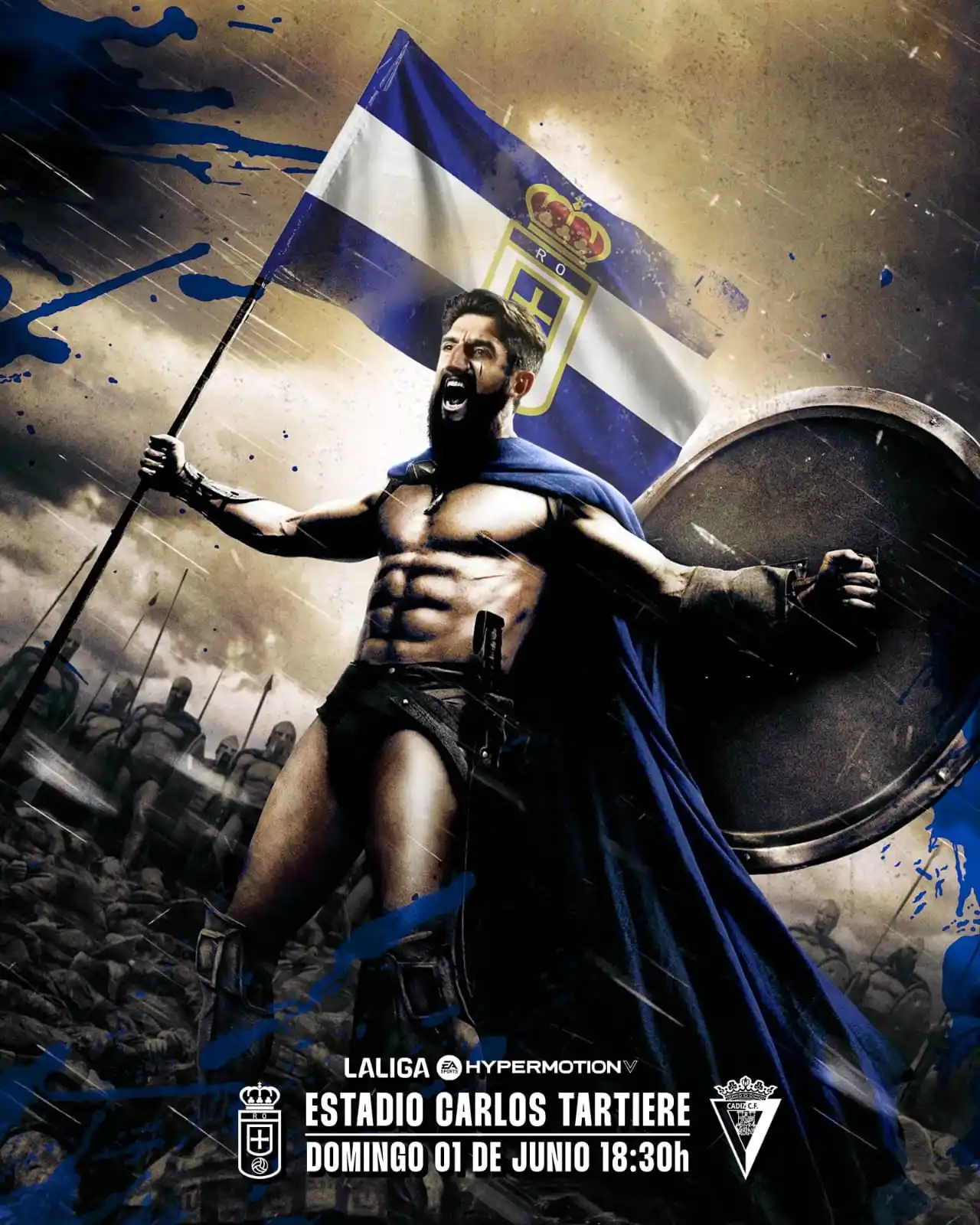 Image from Real Oviedo: ⚔️🛡️💙 <a class="text-blue-500 hover:underline cursor-pointer" href=...