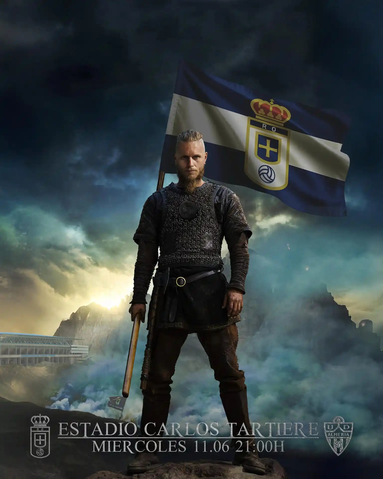 Image from Real Oviedo: 🛡️⚔️💙 <a class="text-blue-500 hover:underline cursor-pointer" href...