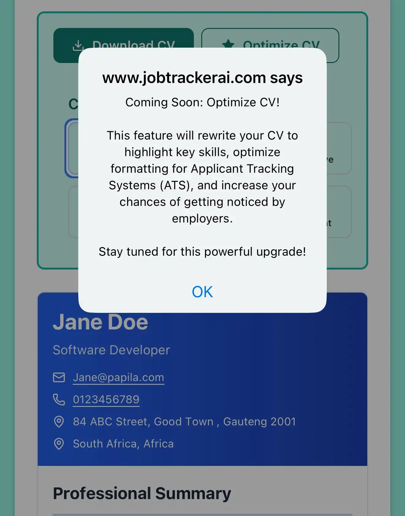 Image from Prayer and Career Guidance : Rewrite your CV at the click of a button This feature will rewrite yo...