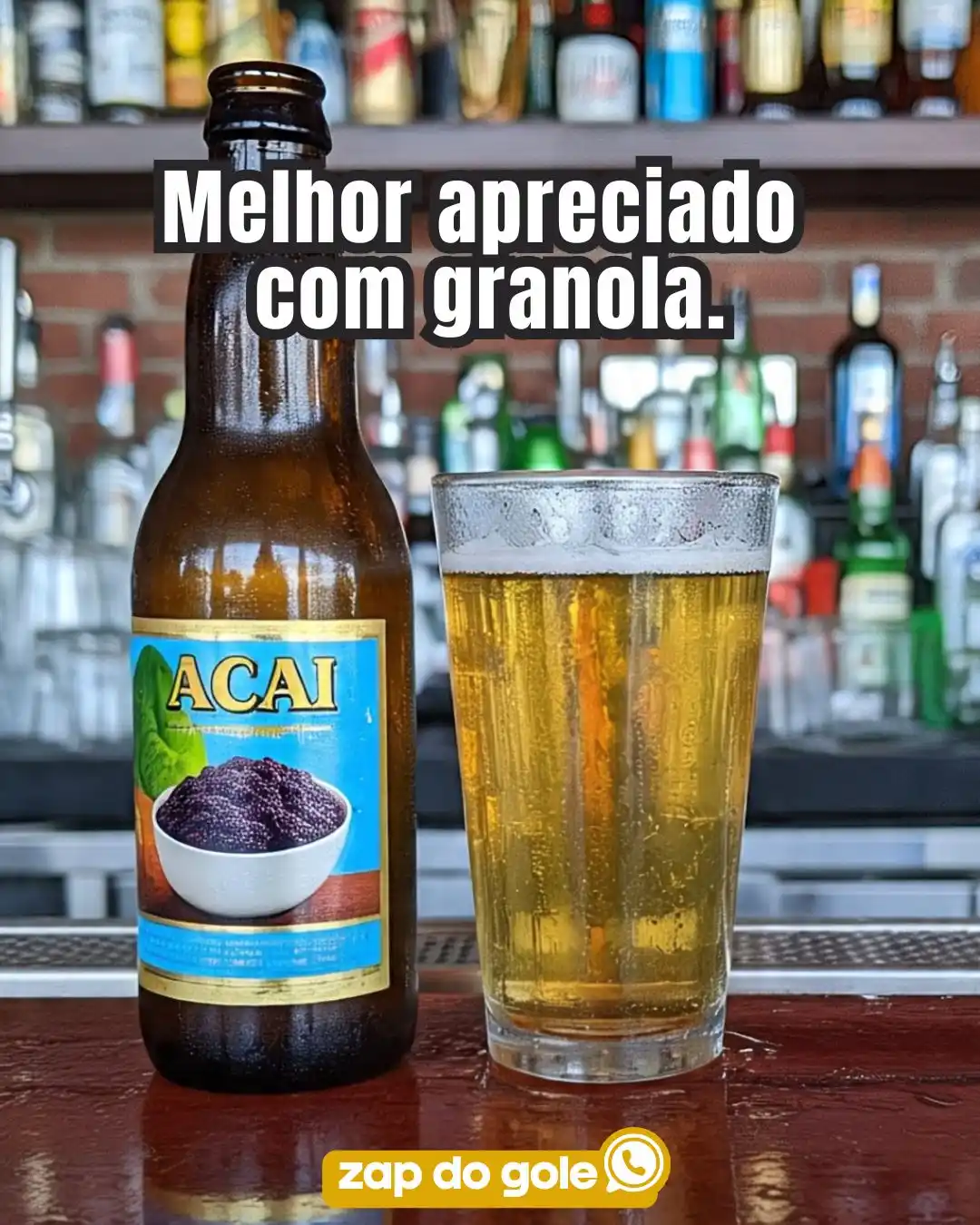 Image from Cerveja combina com tudo l Hora do gole: 🟠*TOMA ESSA: açaí e macaxeira virando cerveja no norte do país.* Se ...