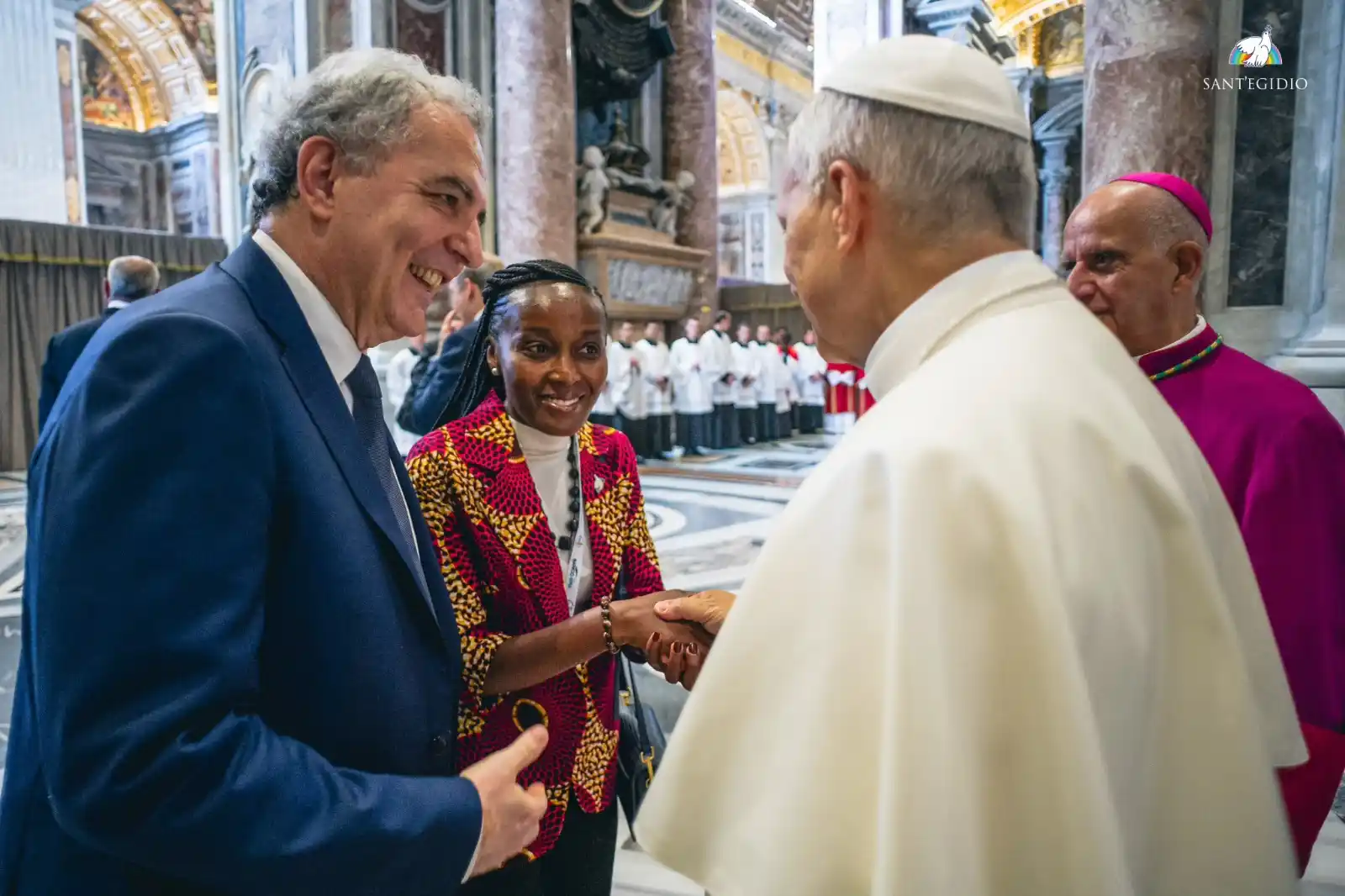 Image from Sant'Egidio: 🌍 Un incontro speciale con Papa Leone XIV Nel giorno di Pentecoste, ...