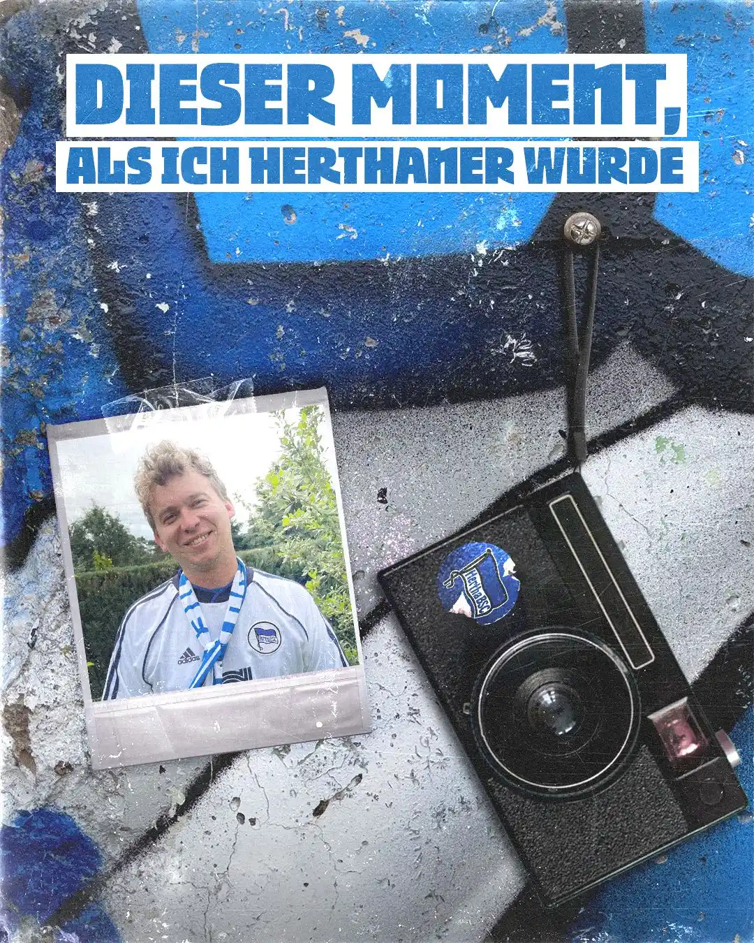 Image from Hertha BSC 💙🤍: Vom Schule schwänzen wegen Hertha zur Hochzeitsfeier im Olympiastadion...